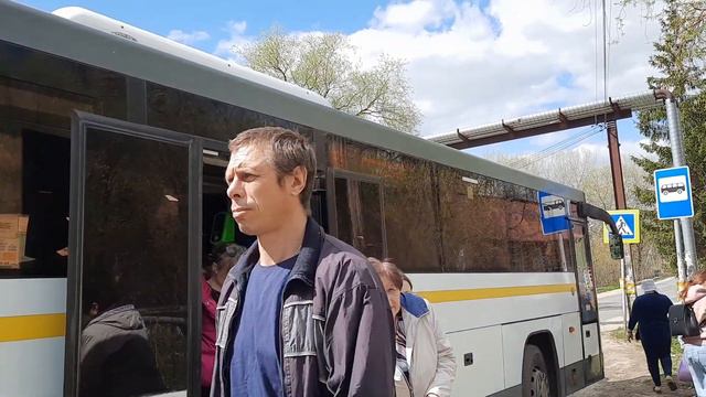 Автобус ЛиАЗ-5250 "Вояж" следует по маршруту 21 "А/в Воскресенск - Цюрупы" смотреть онлайн