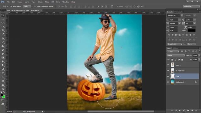 5 Smart Objects Photoshop Manipulation Edit | Best Photo Manipulation Halloween Edit | смотреть онлайн