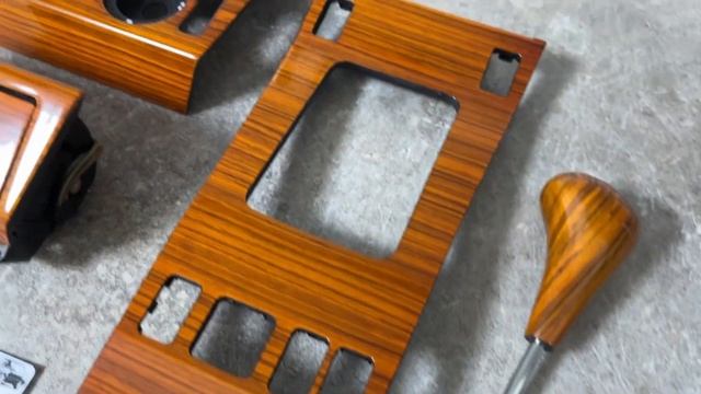 Mercedes-Benz w124 zebrano wood kit restoration смотреть онлайн