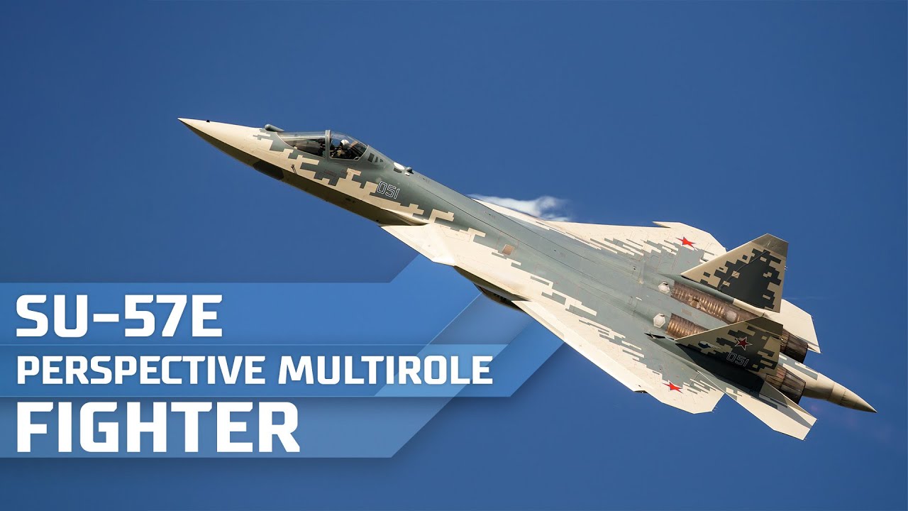 SUKHOI Su-57E Perspective multirole fighter смотреть онлайн