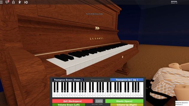 Selena Gomez - Lose You To Love Me - Roblox Piano / Virtual Piano смотреть онлайн