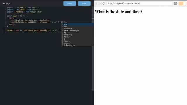 A simple date-time display смотреть онлайн