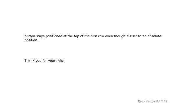 HTML : Position absolute behaving like position fixed when adding dynamic HTML via javascript смотреть онлайн