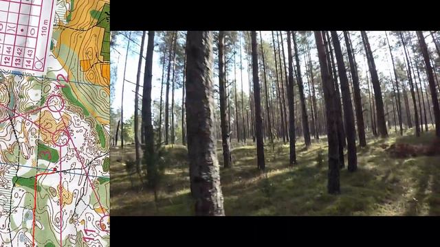 Спортивное ориентирование (Headcam Orienteering) - Тренировочный старт. Часть первая.