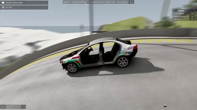 STUNT JUMP RACE But Winner LOSES Parts in BeamNG Drive Mods! смотреть онлайн