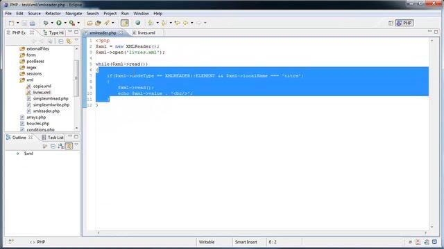 Formation PHP 5.4 : Lire du XML avec XMLReader (36/52) смотреть онлайн