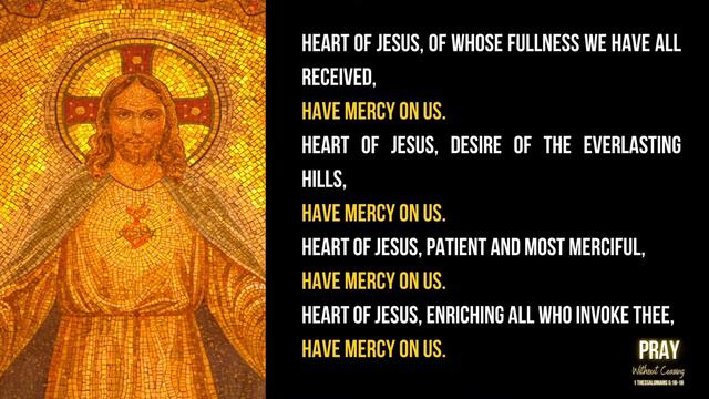 POWERFUL LITANY OF THE SACRED HEART OF JESUS. смотреть онлайн