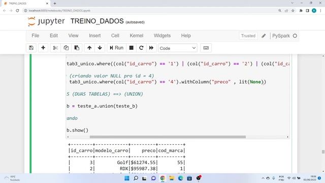 15 - ( UNION ) - UNINDO TABELAS - (PYSPARK + SQL) смотреть онлайн