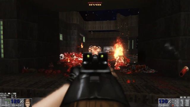 Brutal Doom Platinum 2.0 - Scythe X: Map07 | 4K/60 смотреть онлайн