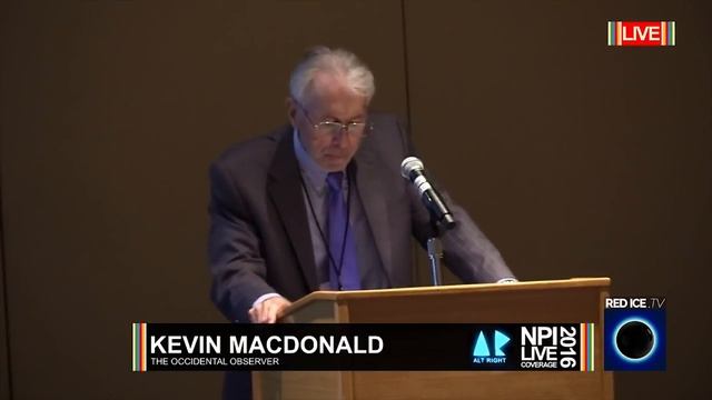 Kevin MacDonald NPI 2016, Full Speech смотреть онлайн