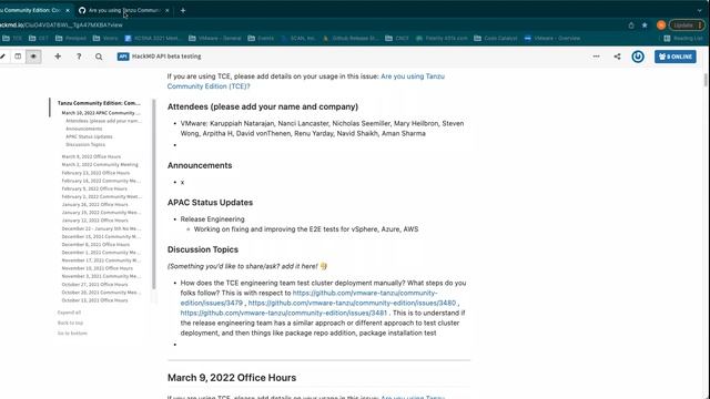 Tanzu Community Edition APAC Community Meeting - March 10, 2022 смотреть онлайн