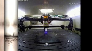 Гравировка стекла, оргстекла диодным лазером (мыло + колер)