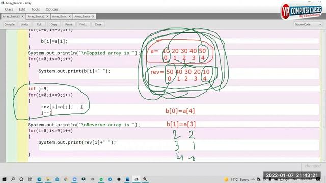 Lecture 5 - WAP to Copy and Reverse Array in java for icse class 10 | #YPComputerclasses смотреть онлайн
