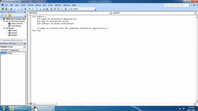 Export Excel Chart Into Microsoft PowerPoint Using VBA in Tamil Part-1 смотреть онлайн