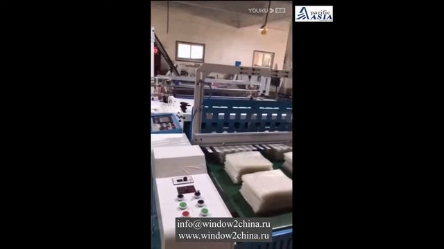 Машина для производства пакетов из воздушно-пузырьковой или ЕРЕ пленки RFD-AB смотреть онлайн