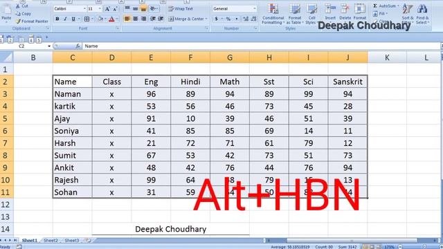 All Border Table in Excel by shortcut смотреть онлайн