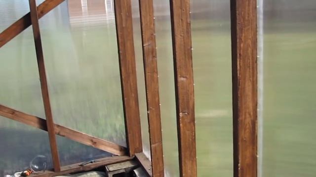 Деревянная теплица своими руками. Технология сборки. Часть 2 смотреть онлайн