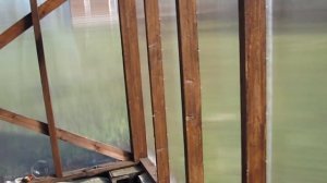 Деревянная теплица своими руками. Технология сборки. Часть 2