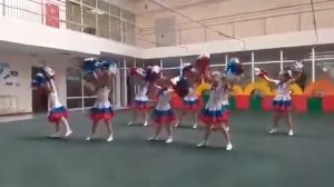 Спортивный танец дошкольников «Широка страна моя родная...» (5-7 лет)