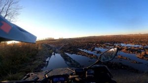 Cf moto 600 + stels 800. Покатушка на квадриках по осенней грязи.