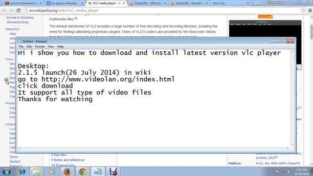 How to get latest version vlc player check the video смотреть онлайн