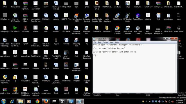 how to open Credential Manager in windows 7 смотреть онлайн