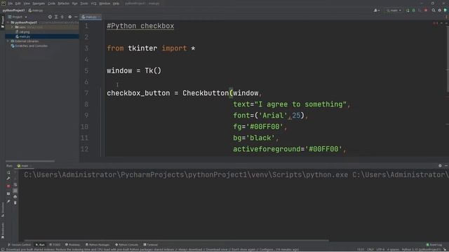 เรียน Python checkbox #68 смотреть онлайн