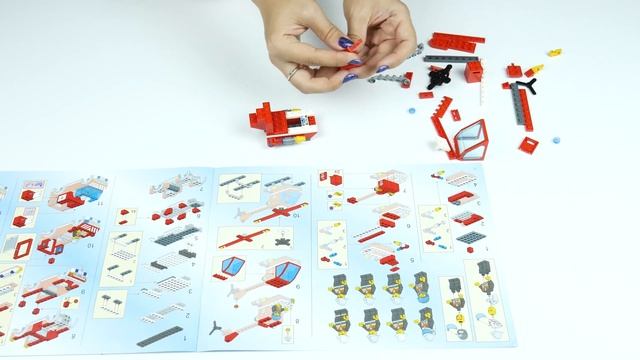 Пожарный вертолет конструктор. Конструктор Brick Fire Rescue Пожарная станция 980 деталей смотреть онлайн