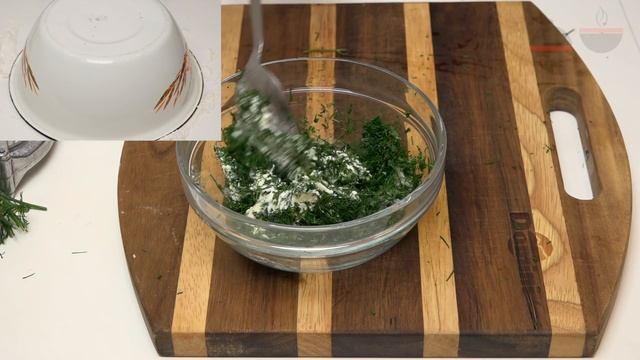 Укропно чесночные булочки Булочки из дрожжевого теста Buns with garlic and dill смотреть онлайн