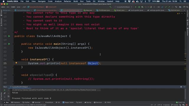 Is Java null an Object? смотреть онлайн