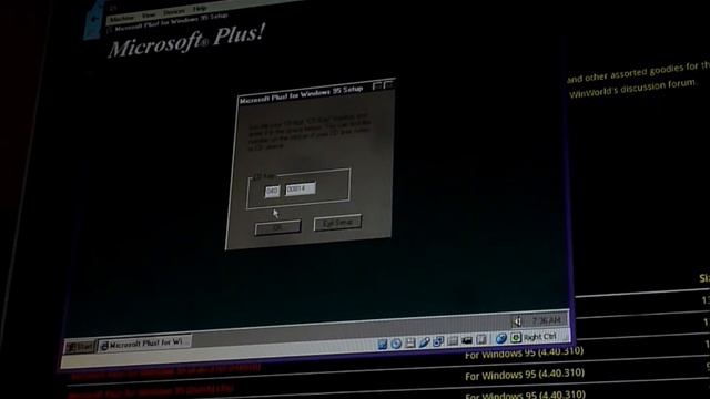 Installing Windows 95 Plus! in VirtualBox смотреть онлайн