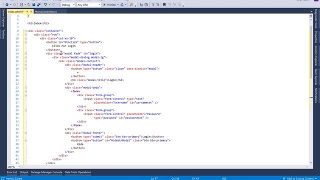 Show modal popup in ASP.NET CORE смотреть онлайн