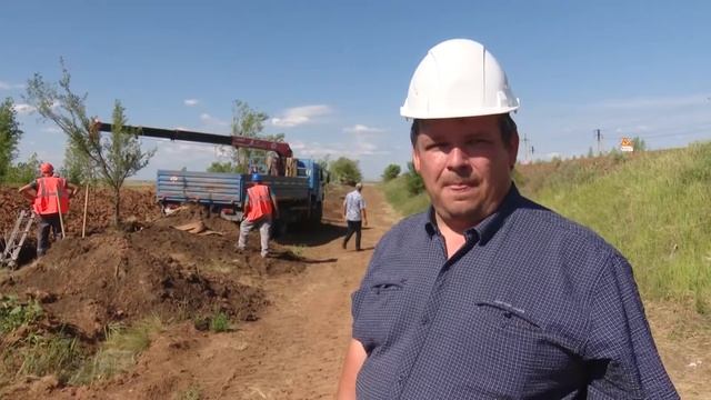 Строительство водовода в поселке Каргала в рамках национального проекта «Жилье и городская среда» смотреть онлайн