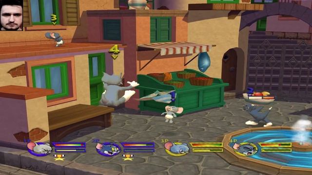Tom and Jerry in War of the Whiskers Nibbles Vs Tom Vs Nibbles Vs Tom (Master Difficulty) смотреть онлайн