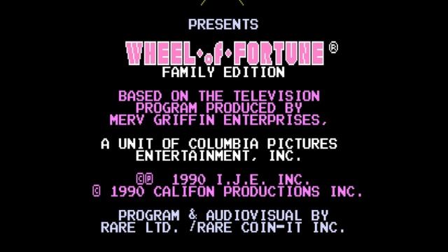 Wheel Of Fortune Family Edition (NINTENDO) смотреть онлайн
