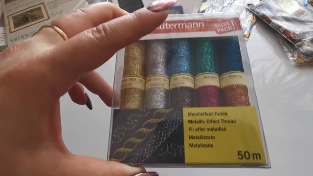 Покупки июля ! Демонстрационные полки для вышивки ! Рукодельный уголок ! Обзор набора Design Works смотреть онлайн