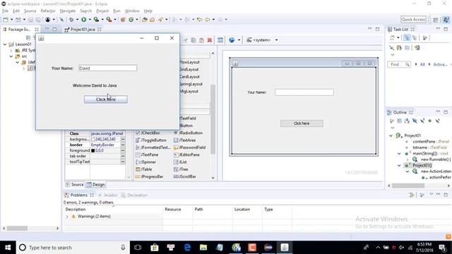 Lesson 01 : Java Programming Basics - How to Output "HELLO" to the console смотреть онлайн
