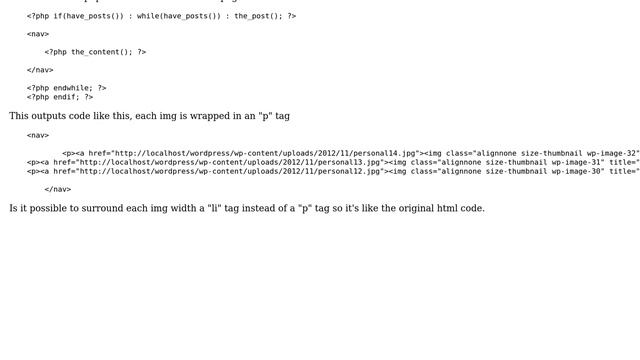 Wordpress: Add thumbnails in 'li' list смотреть онлайн