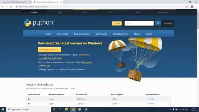 PYTHON tutorials || Demo - 1 || by Mr. Wilson On 11-01-2021 @7AM смотреть онлайн