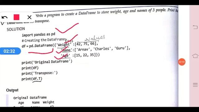 Transposing Dataframe (Python Pandas -1) смотреть онлайн