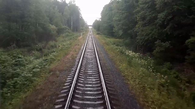 Пересечение ж/д линии Владимир-Тума с линией казанского направления на участке Черусти - Вековка смотреть онлайн