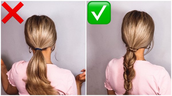 ОЧЕНЬ ПРОСТОЙ СПОСОБ СДЕЛАТЬ КРАСИВУЮ ПРИЧЁСКУ! КОСА БЕЗ ПЛЕТЕНИЯ Easy fake fishtail braid