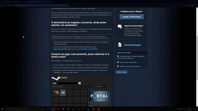 Como pedir reembolso de presente aberto na Steam смотреть онлайн