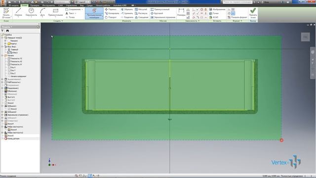Видеоурок 03.Построение 3D модели пластиковой коробки в AutoCad Invertor смотреть онлайн