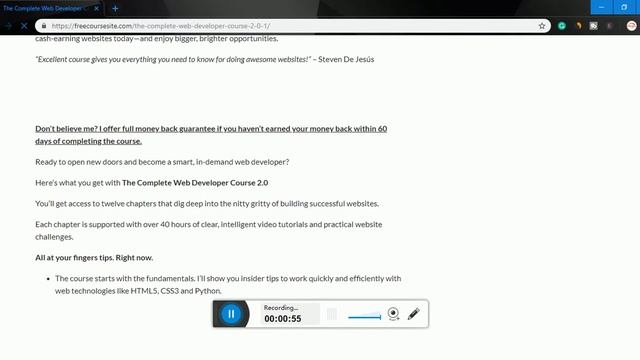 Udemy The Complete web developer course 2.0 free download смотреть онлайн