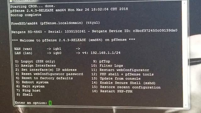 Update: Netgate SG-4860-1U emmc failure смотреть онлайн
