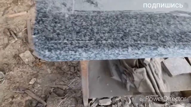 Полировка гранитного подоконника БЕЗ води.На сухую. смотреть онлайн