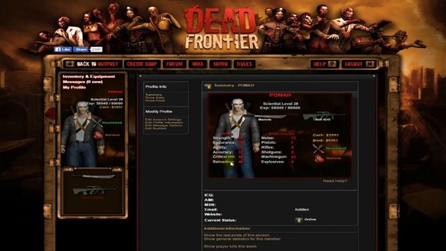 Dead Frontier. Факиниглиш. Обзор на русском Начало игры и основы смотреть онлайн