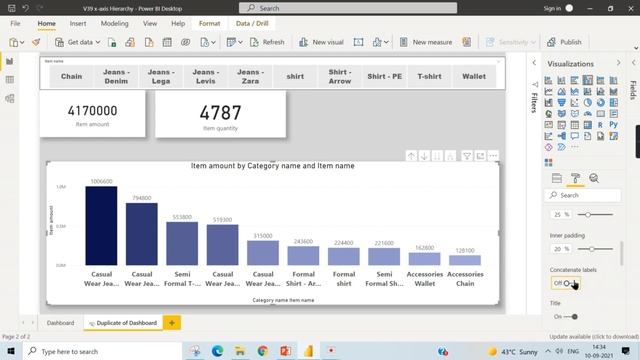 X Axis Label Hierarchy - Power BI Desktop Tips and Tricks (39/100) смотреть онлайн