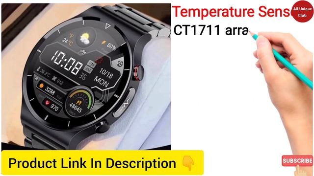 Screen Fitness Tracker SmartWatch Men ECG+PPG Heart Rate Monitor Blood Pressure | All Unique Club смотреть онлайн